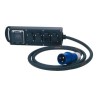 Sabot électrique 32 A monophasé vers 4 prises PC16
