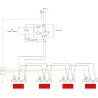 Schéma électrique du coffret Brennenstuhl BD 4M/16/AU