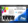 location-Pack Anniversaire 200 Personnes