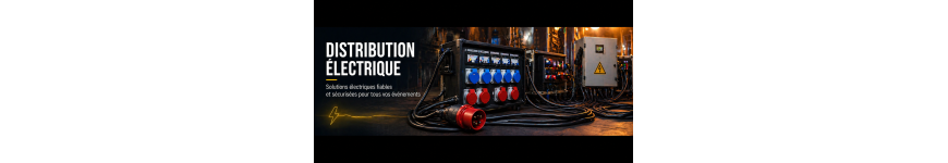 Câblage événementiel | Distribution électrique et câbles audio vidéo – Symbiose Organisation