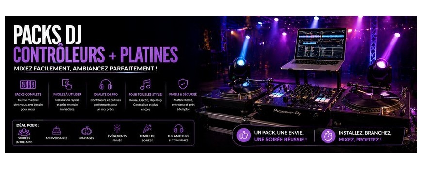 Pack DJ soirée – location matériel DJ – Paris | Symbiose