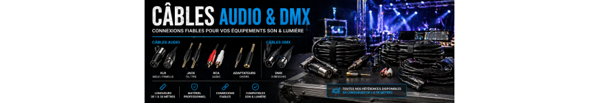 Câbles audio événement | XLR, jack, multipaires – Symbiose Organisation