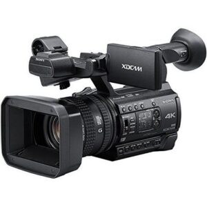 Caméra professionnelle Sony PXW-Z150, parfaite pour la location, offrant une qualité d'image 4K.