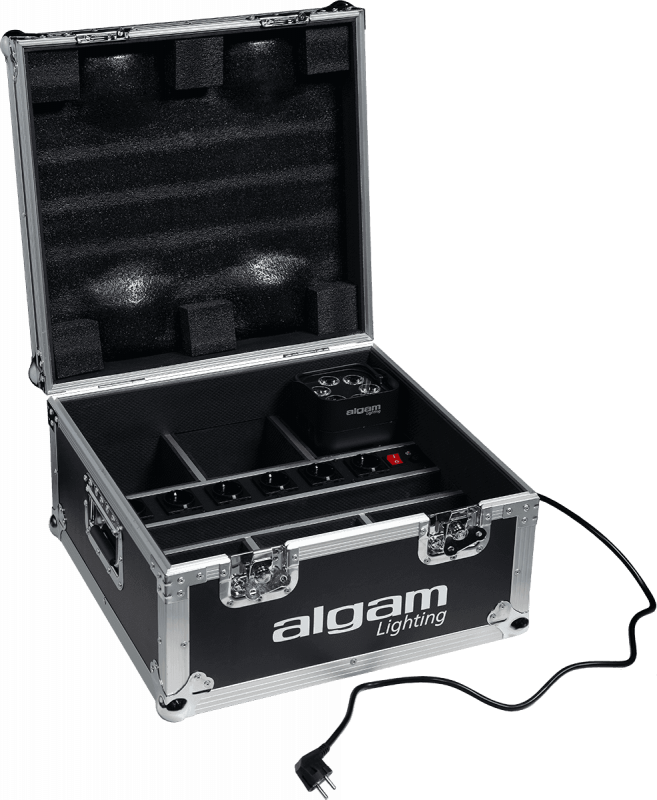 Pack EventPar Algam Lighting : coffret pour location d'éclairage et sonorisation, idéal pour mariages et événements divers.