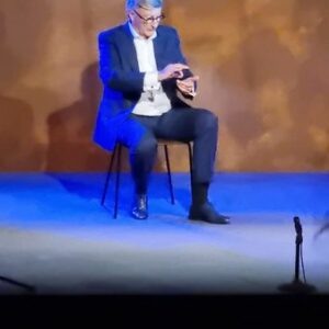 Olivier Lejeune en Sacha Guitry, interprète captivant dans « 60 jours de prison », Chevreuse, 12 mai 2023.