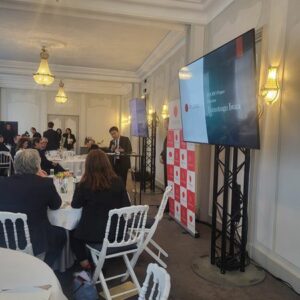 Événement Pasona au Pavillon Ledoyen, Paris, avec présentation sur le Saké lors du « Salon les Littéraires » le 8 janvier 2023.