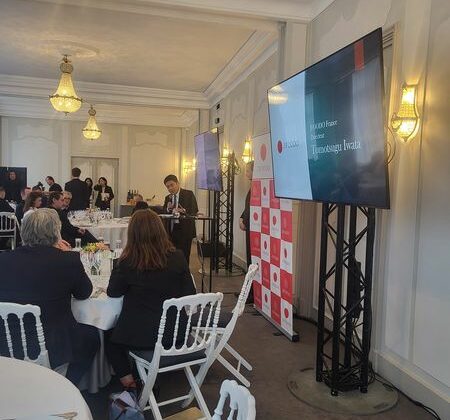 Événement Pasona au Pavillon Ledoyen, Paris, avec présentation sur le Saké lors du « Salon les Littéraires » le 8 janvier 2023.